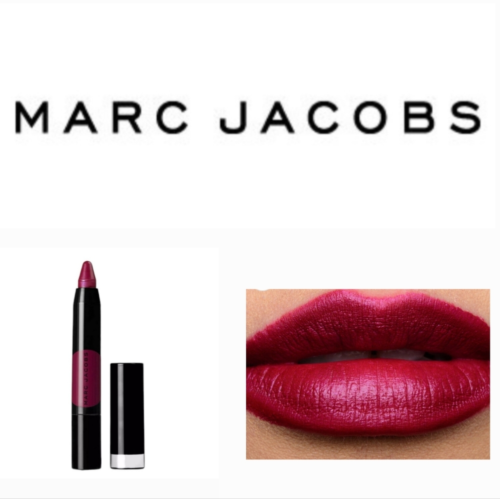 Marc Jacobs Le Marc Petite Liquid Lip Crayon Plum N Get It 0.0042 Oz.